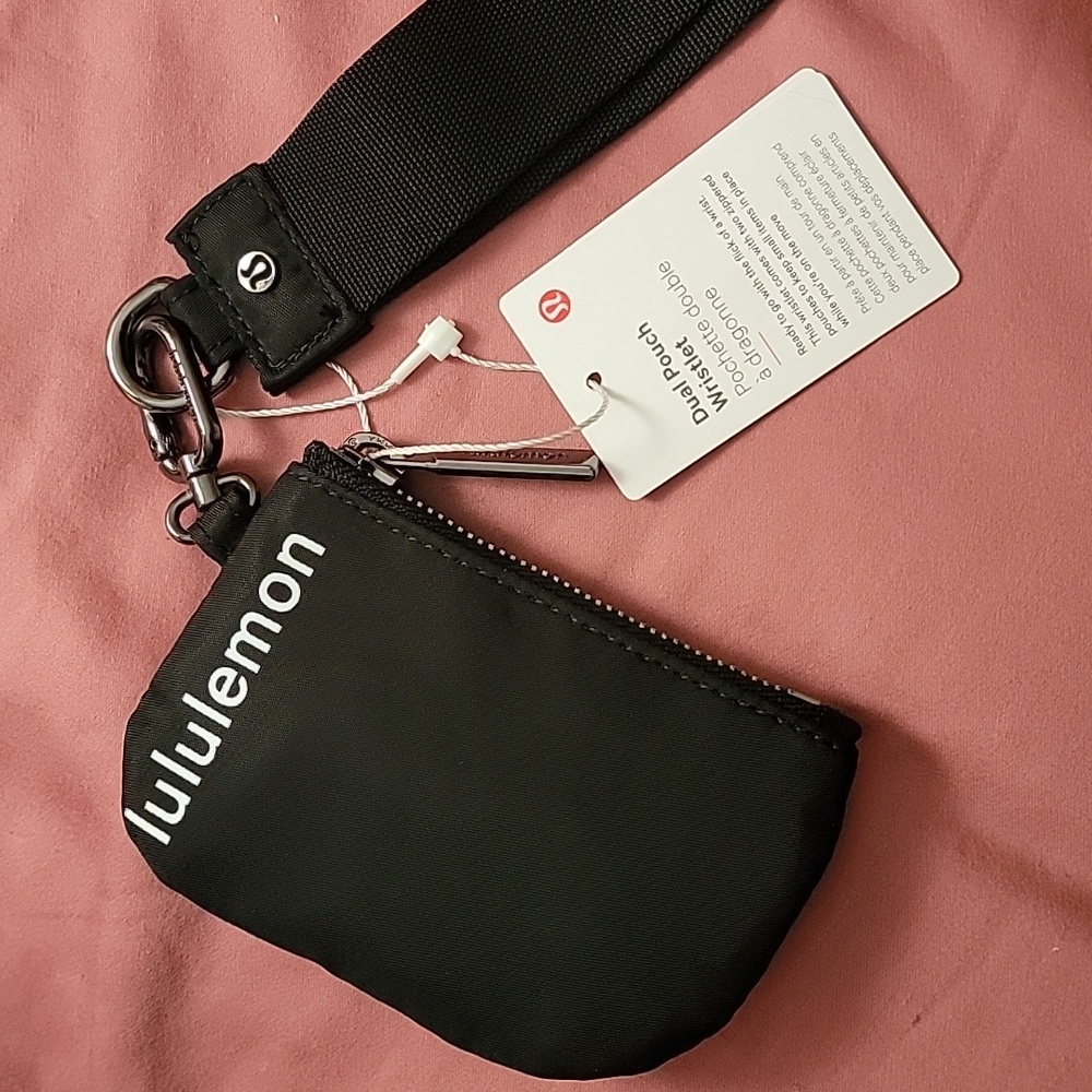 Lululemon Pouch Wristlet Black
